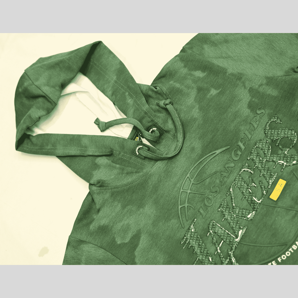 Boys Casual Full Sleeves Printed Hoodies T-Shirt - Green