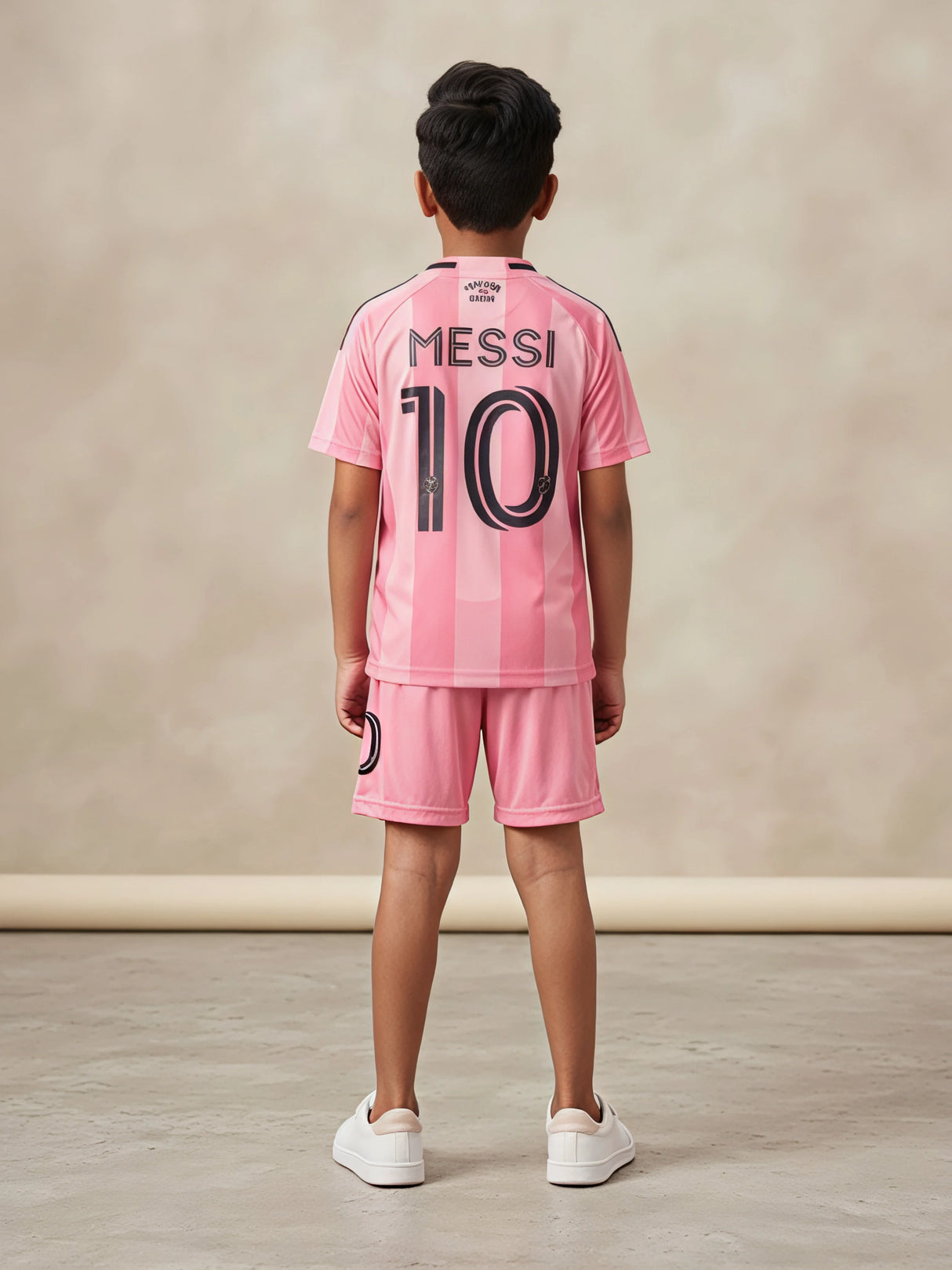 Boys Peach Sports Coordinate Set