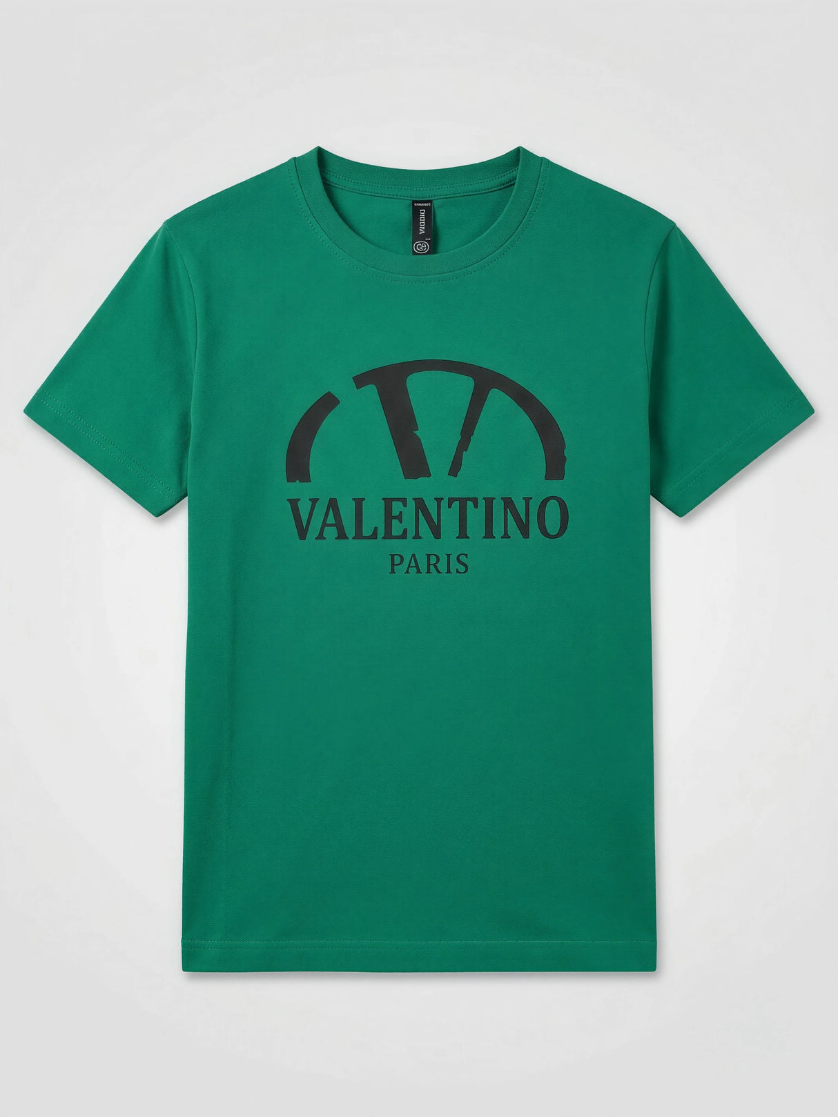 Boys Green Graphic Print Crew Neck T-Shirt