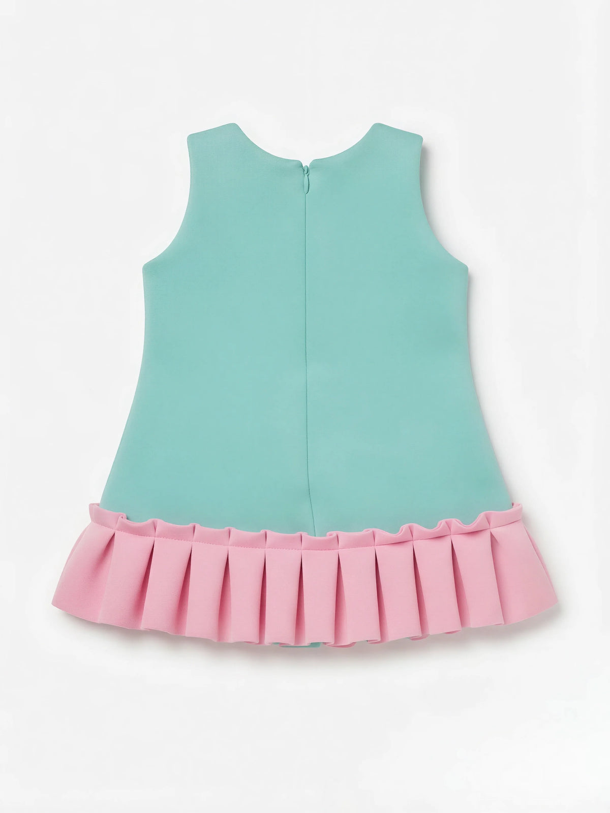 Green Bow Ruffle Detail Frocks