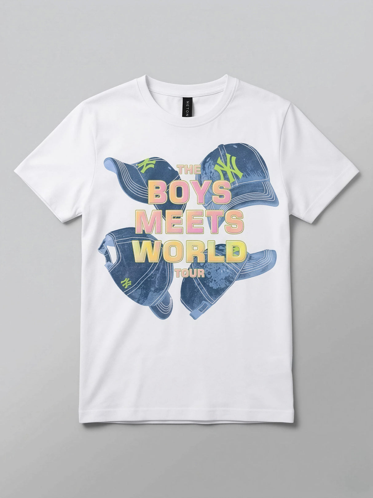Boys White Meets World Graphic T-Shirt
