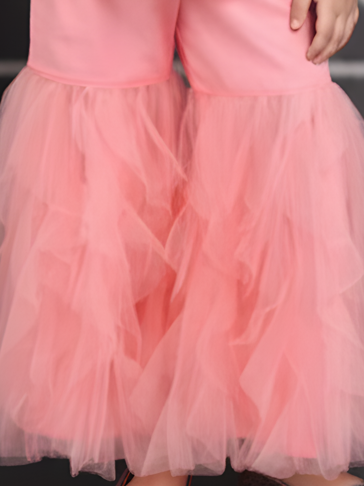 Girls Traditional Sleeves Less Sharara Set - Pink