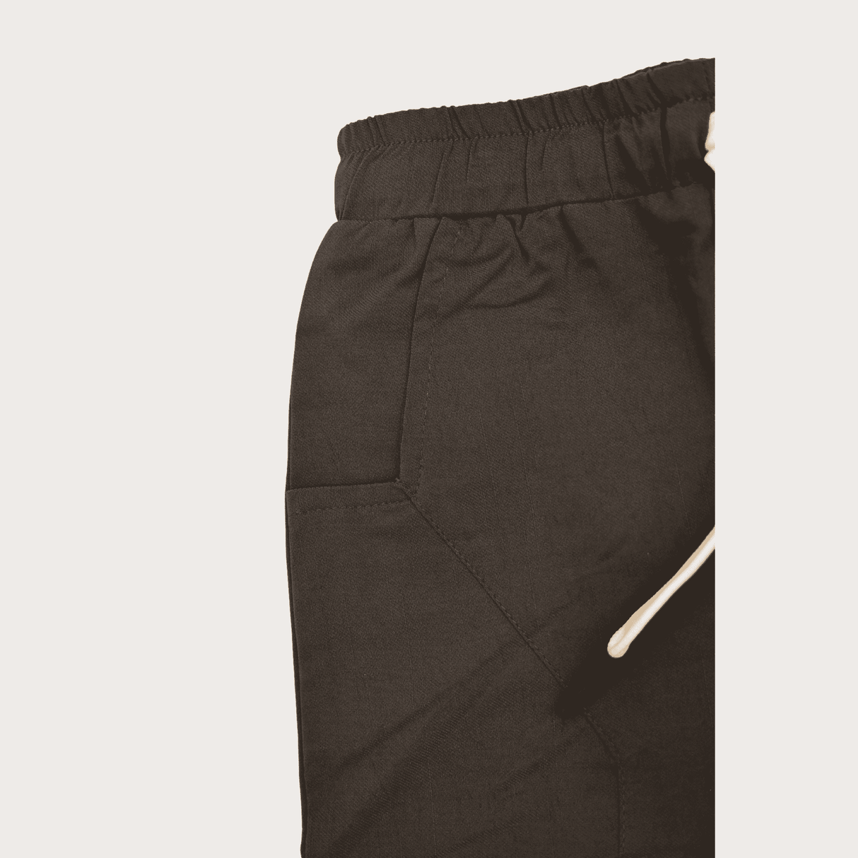 Boys Leisure Plain Rib Waist Track Pant W/O Rib - D.Grey