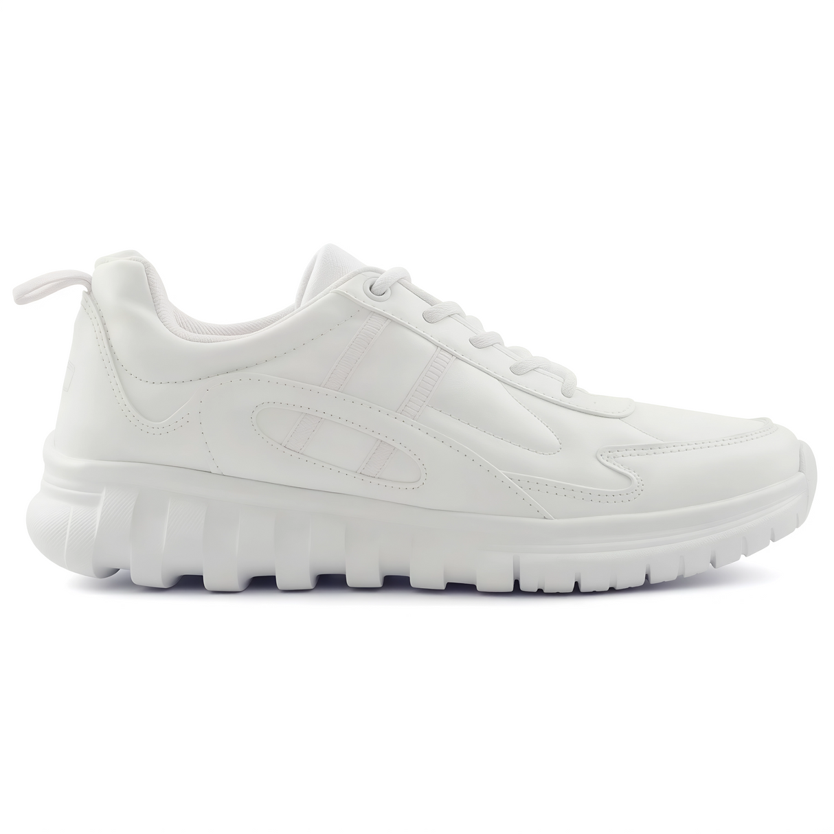 Liberty Force 10 White Lace School Shoes.