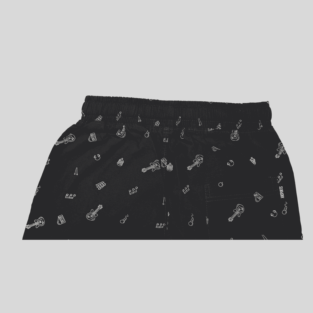 Boys Leisure Plain Cotton Shorts Full Elastic - Blue