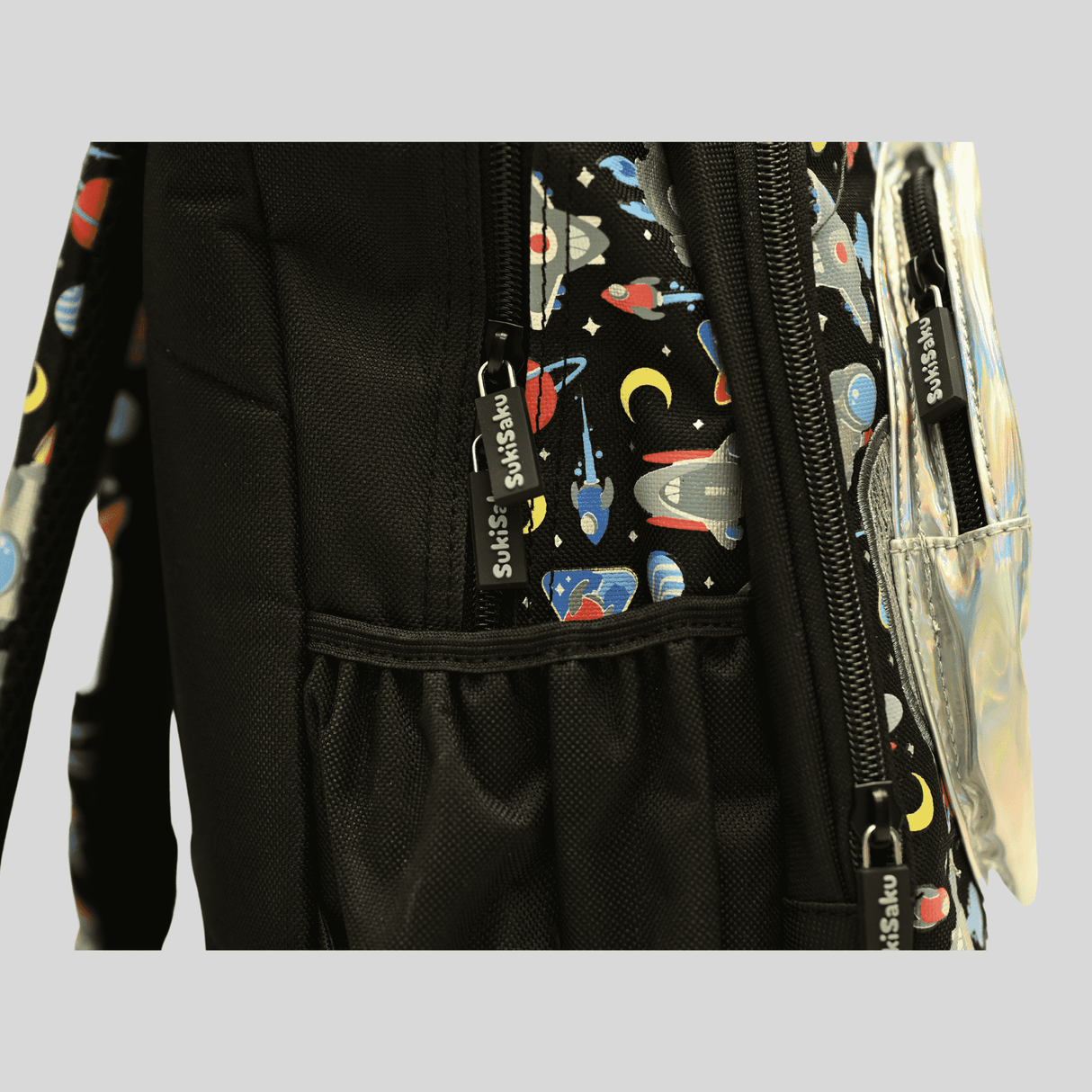 BT School Bag Back Pack For UNISEX - Silver.