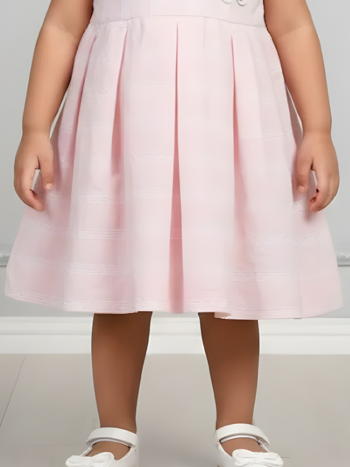 Blush Pink Striped Frock