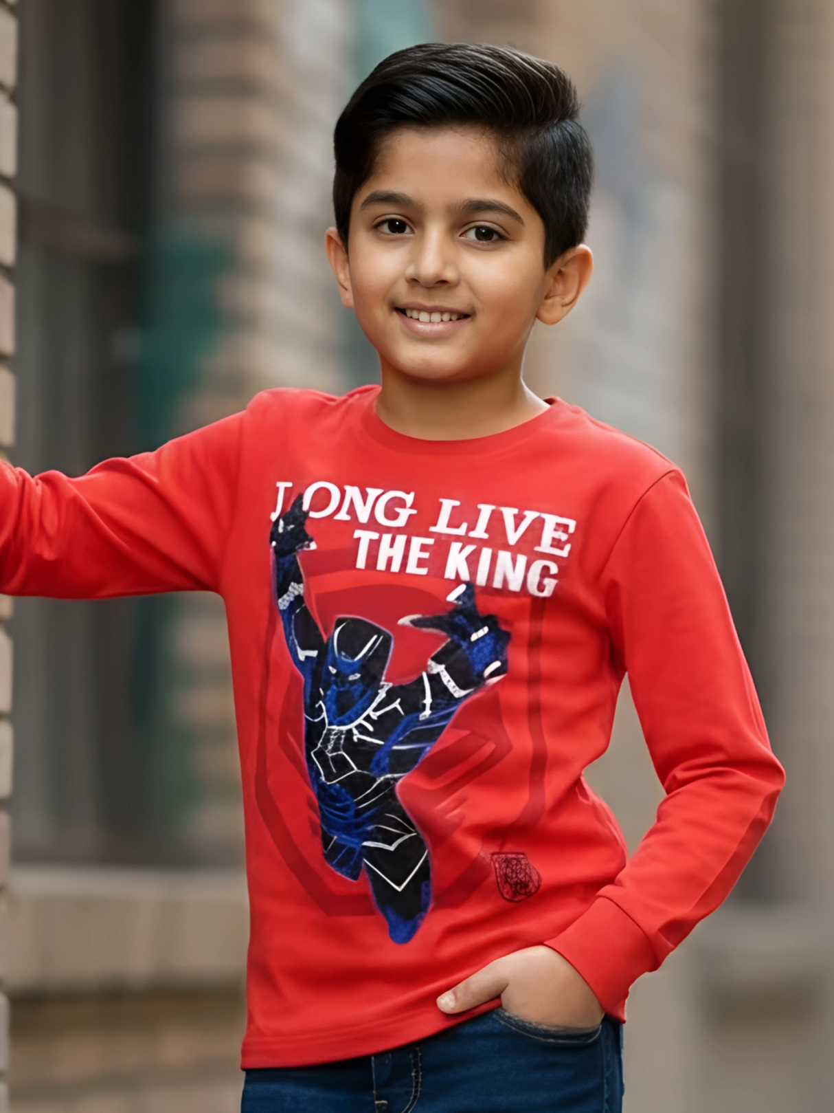 Kids' 'Toy Story' Logo Long Sleeve Tee