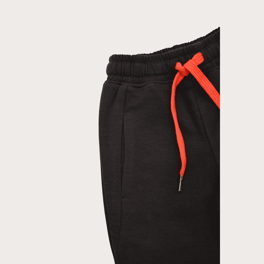 Boys Leisure Plain Rib Waist Track Pant W/O Rib - Navy Blue.