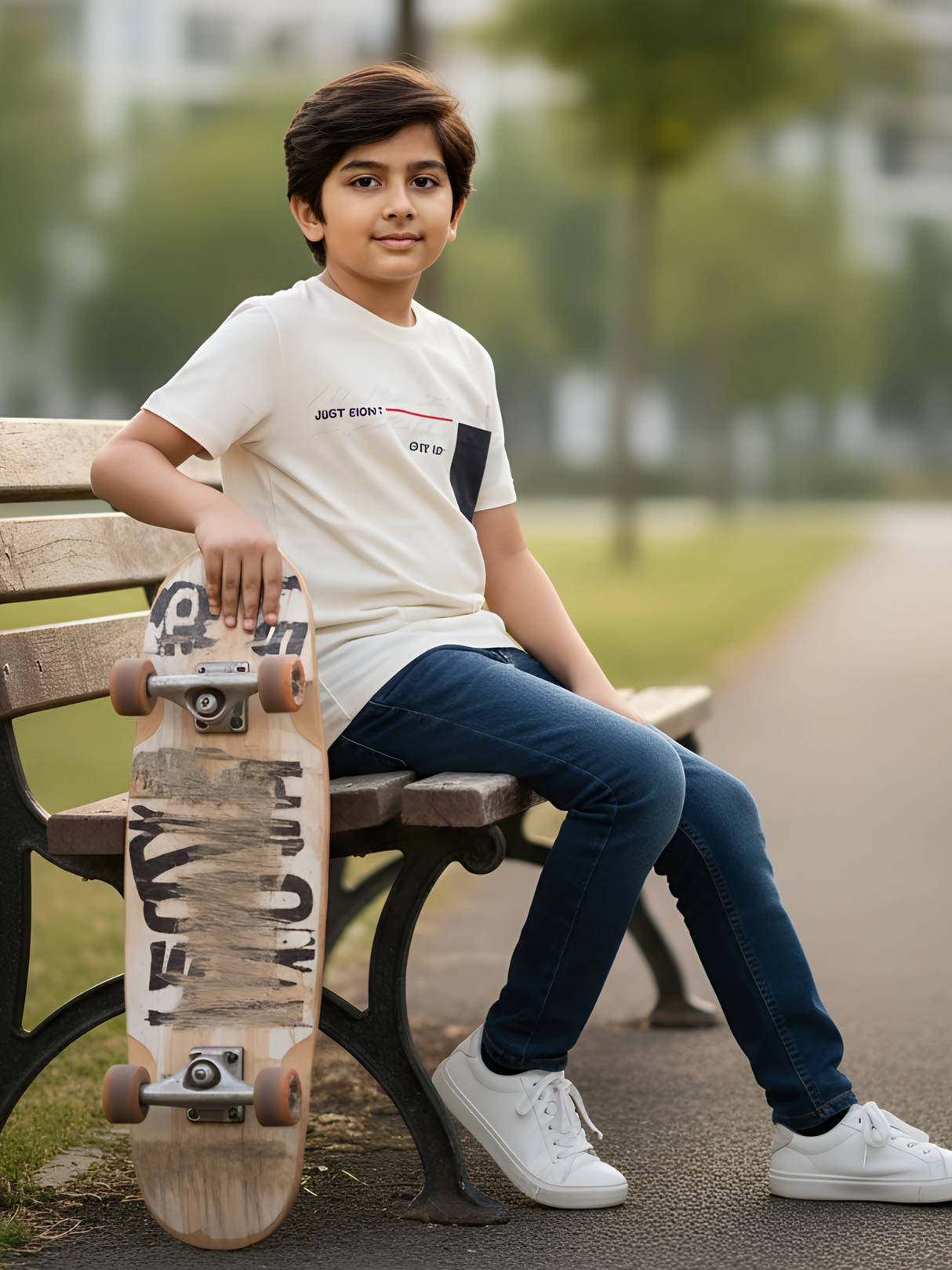 Kids' Motivational 'Just Don't Give Up' Tee