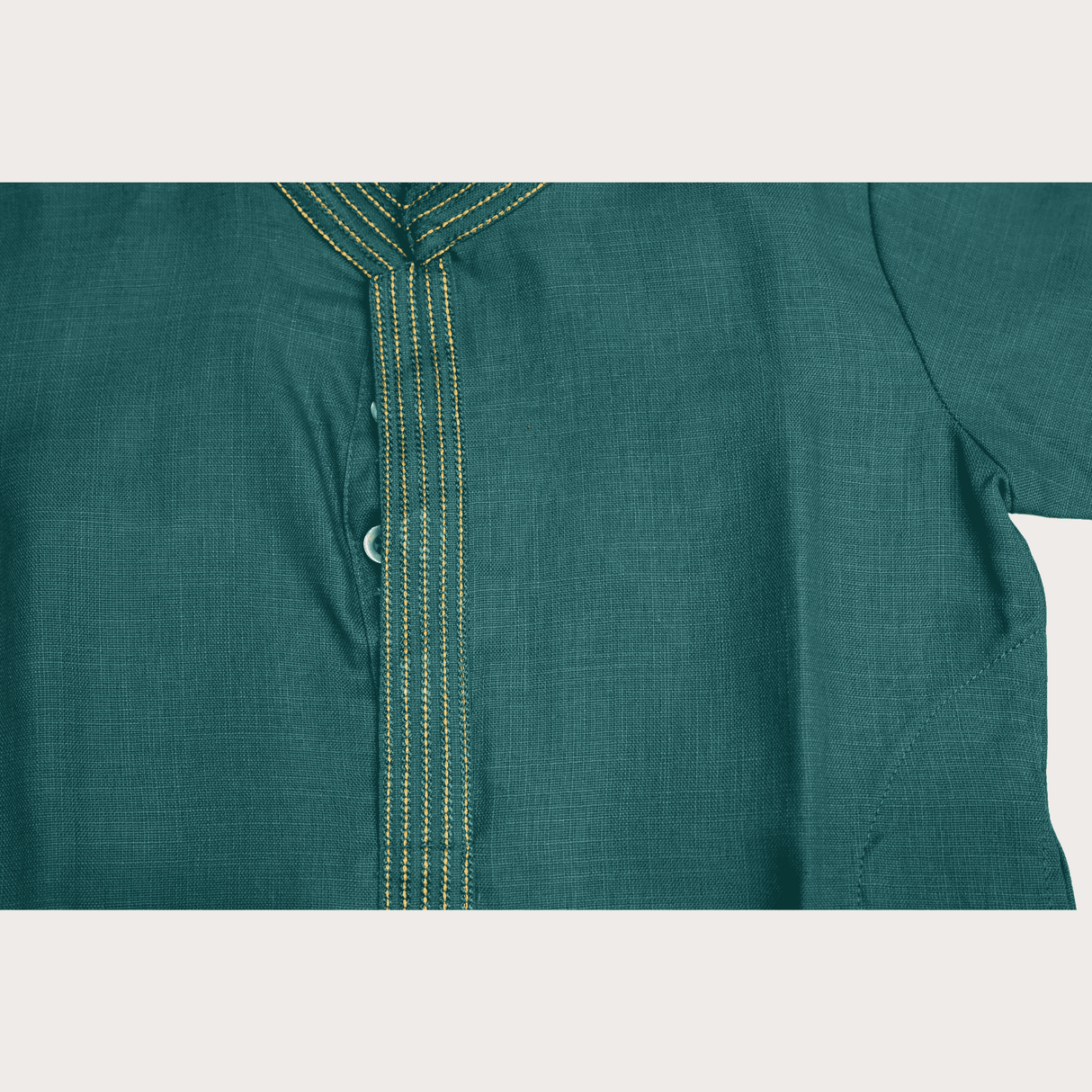 Boys Traditional With Work Chudidar Kurta Set - Blue