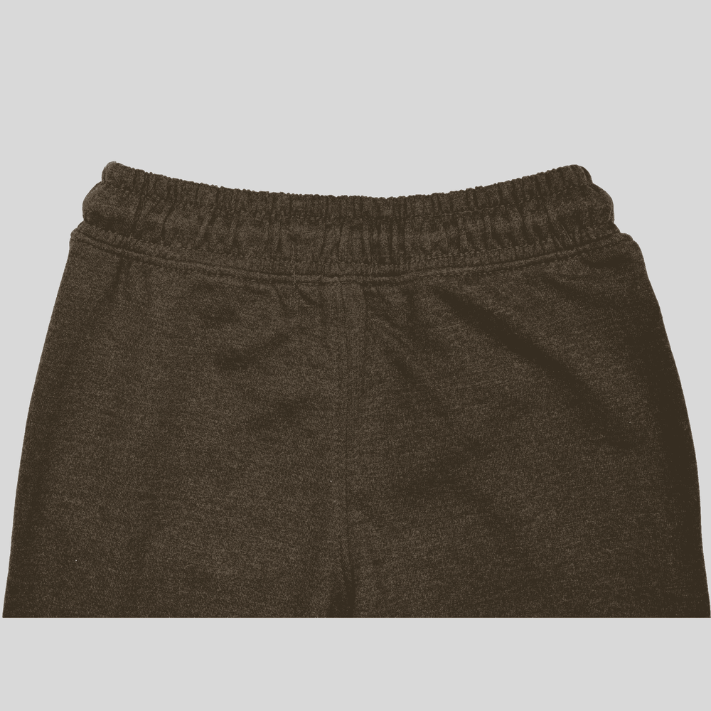 Boys Leisure Plain Rib Waist Track Pant With Rib - D.Grey