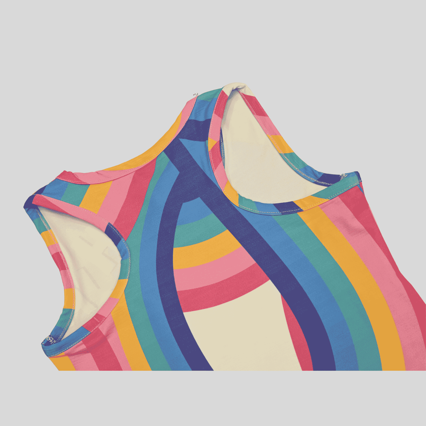 Girls Casual Sleeves Less Printed Regular Top - Pink