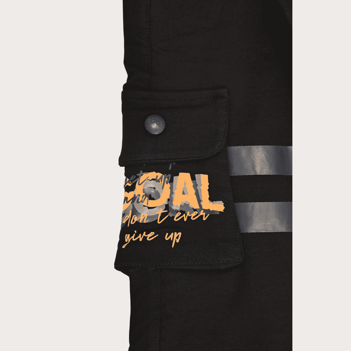 Boys Leisure Plain Rib Waist Track Pant With Rib - Navy Blue