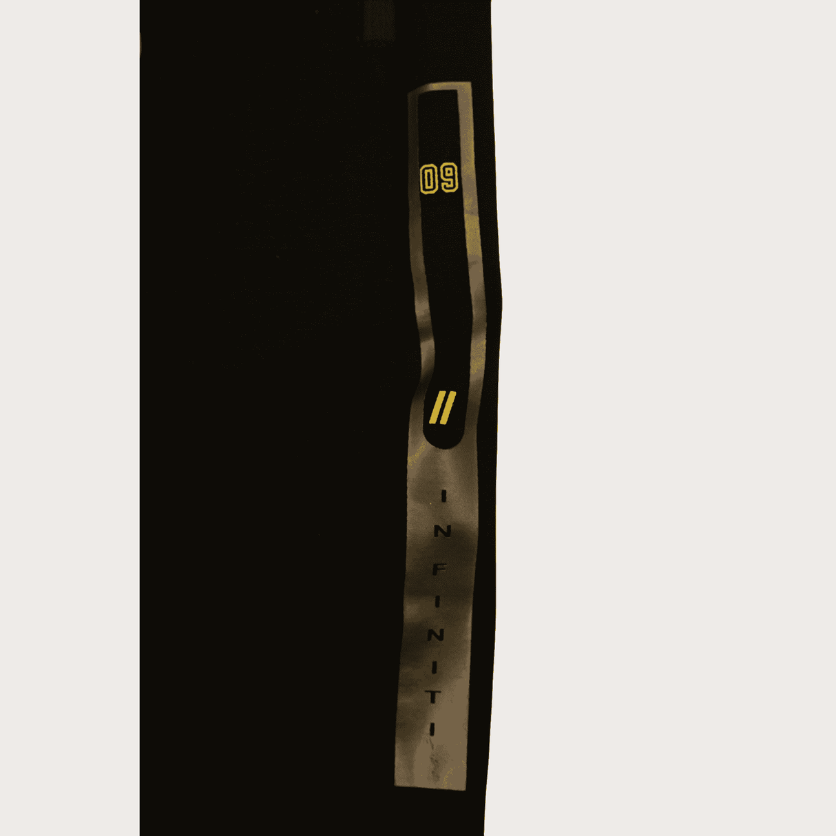 Boys Leisure Plain Rib Waist Track Pant With Rib - Black