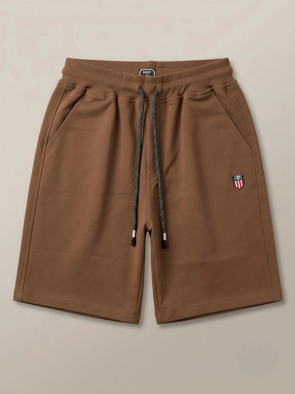 Boys Classic Brown Cotton Comfort Shorts