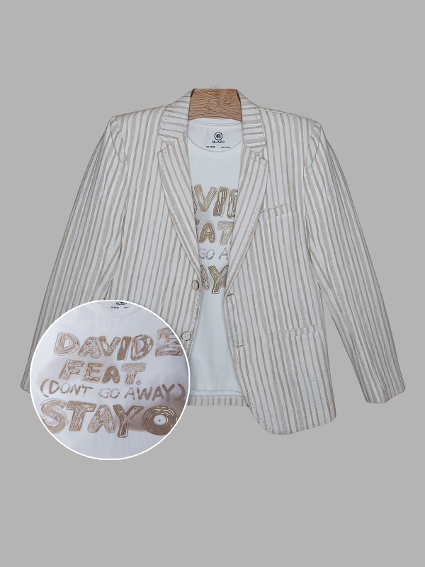 Boys Cream Shirt with inner