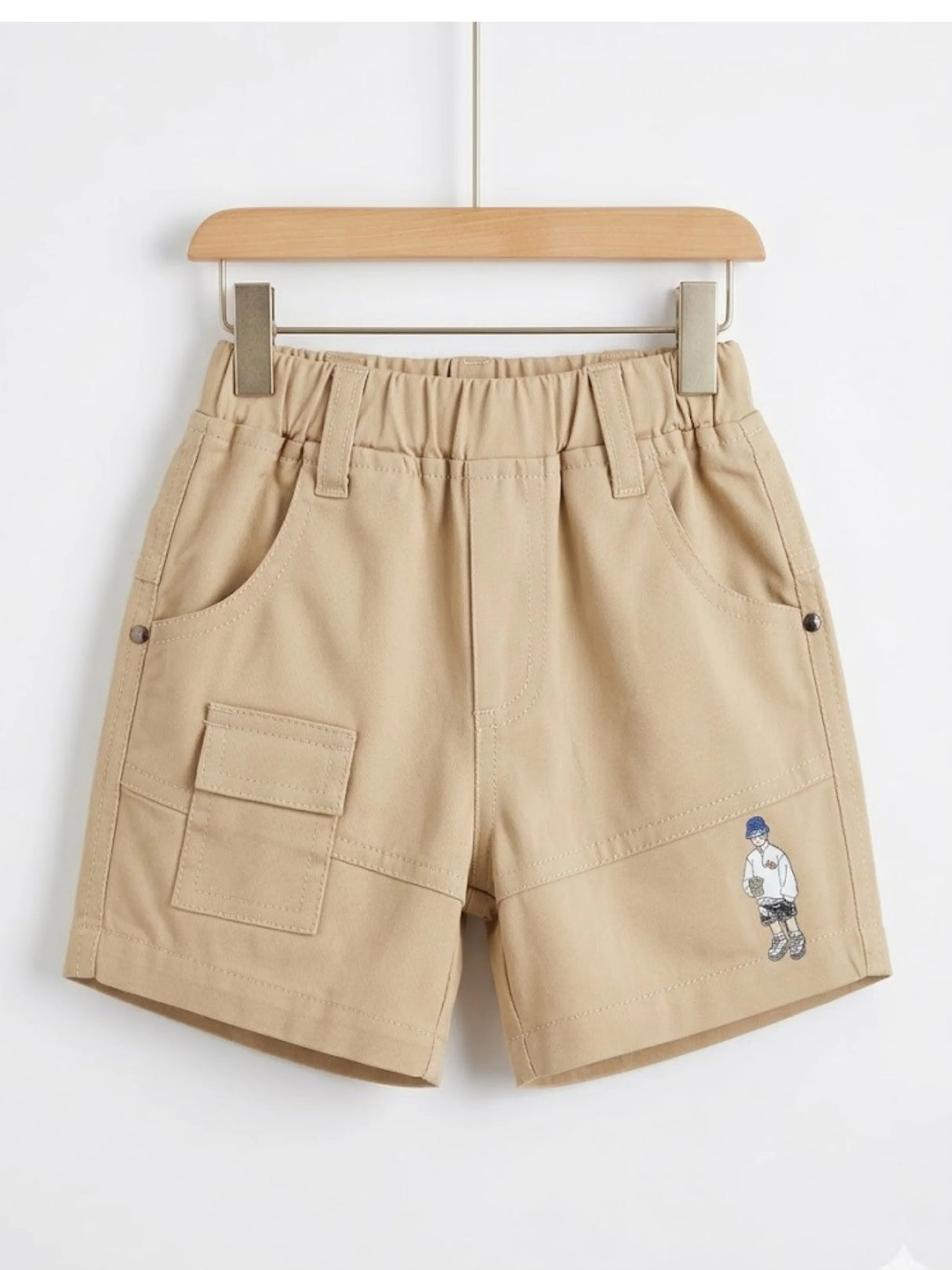 Boys Green Free Spirit Cotton T-Shirt and Shorts Set