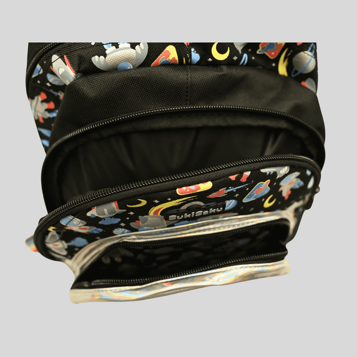 BT School Bag Back Pack For UNISEX - Silver.