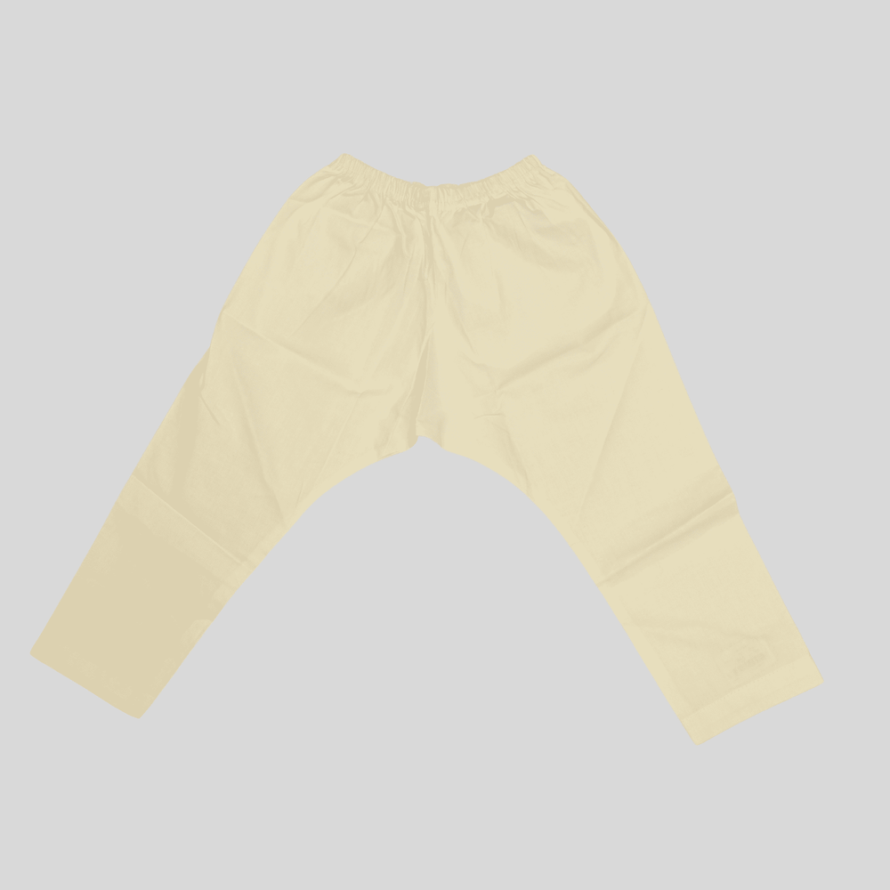 Boys Traditional With Work Dhoti Kurta Set - White