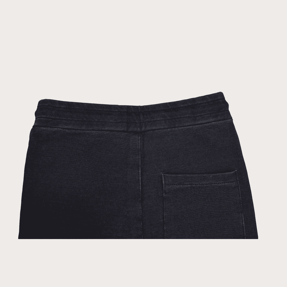 Boys Leisure Plain Rib Waist Track Pant W/O Rib - Navy Blue