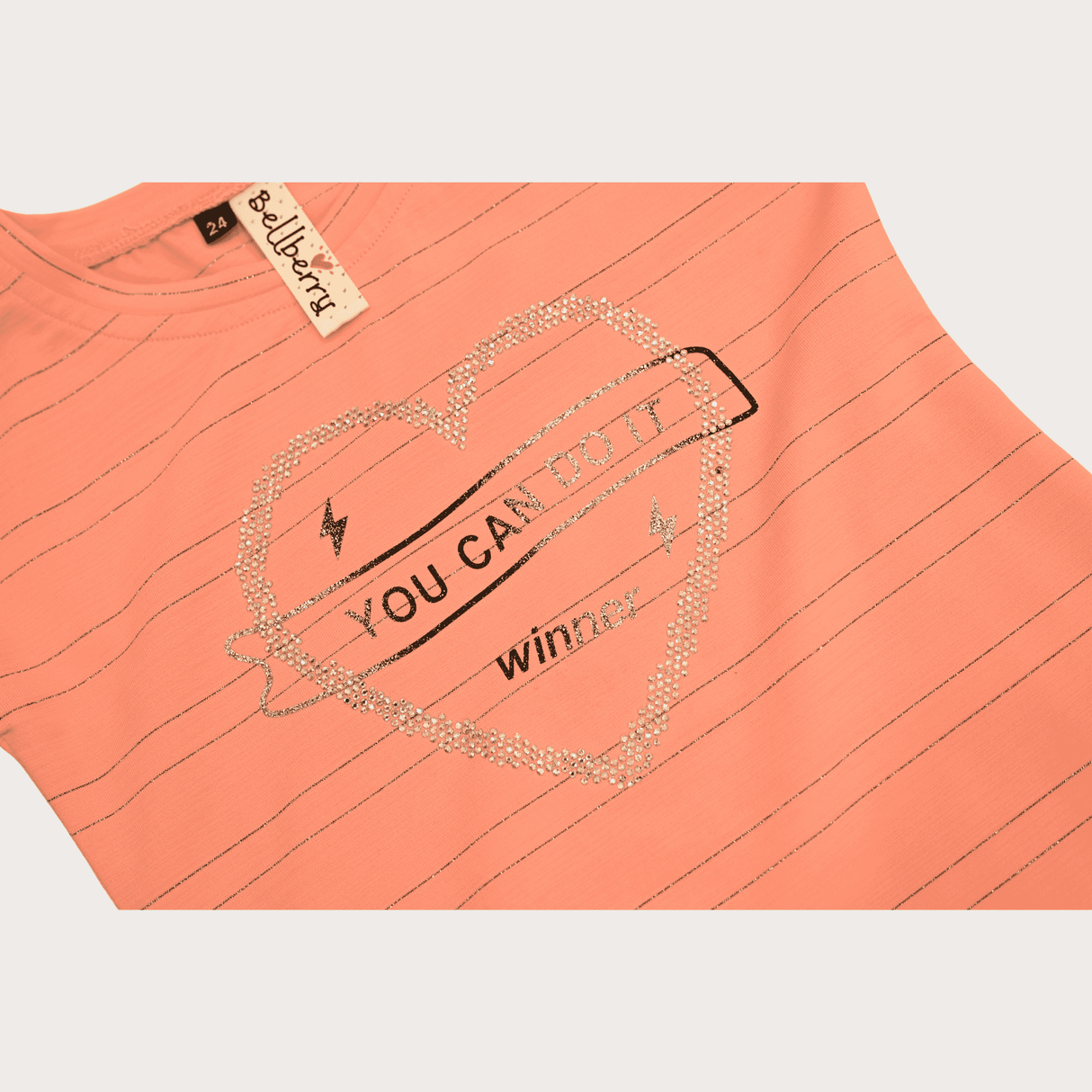 Girls Casual Printed Cotton Frocks - Orange