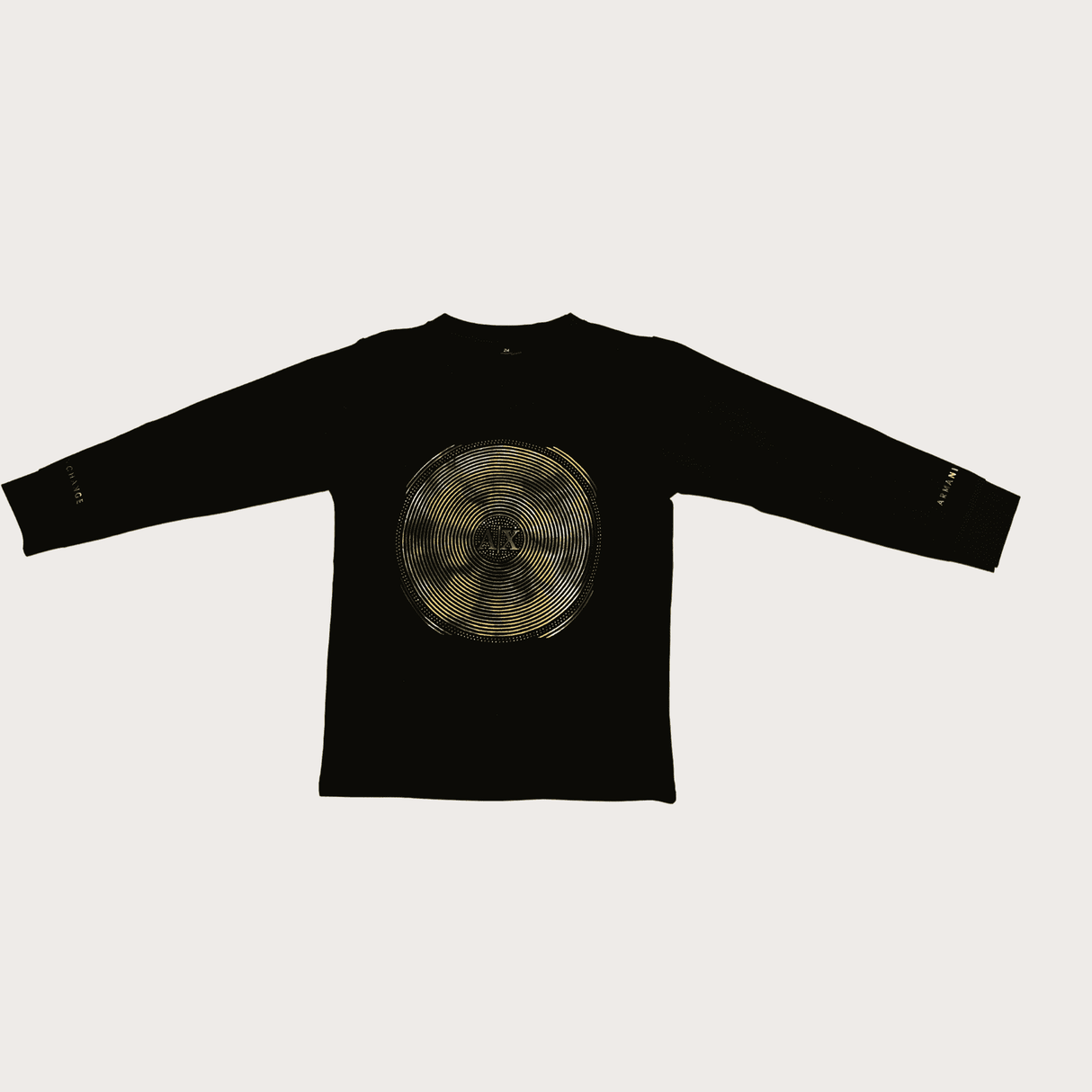 Boys Casual Coordinate Sets Printed Full Sleeves Track Pant Set - Black