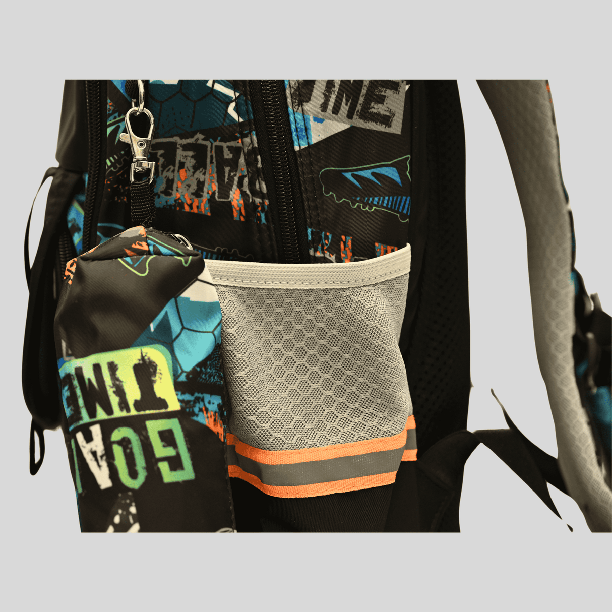 BT School Bag Back Pack For UNISEX - Grey.