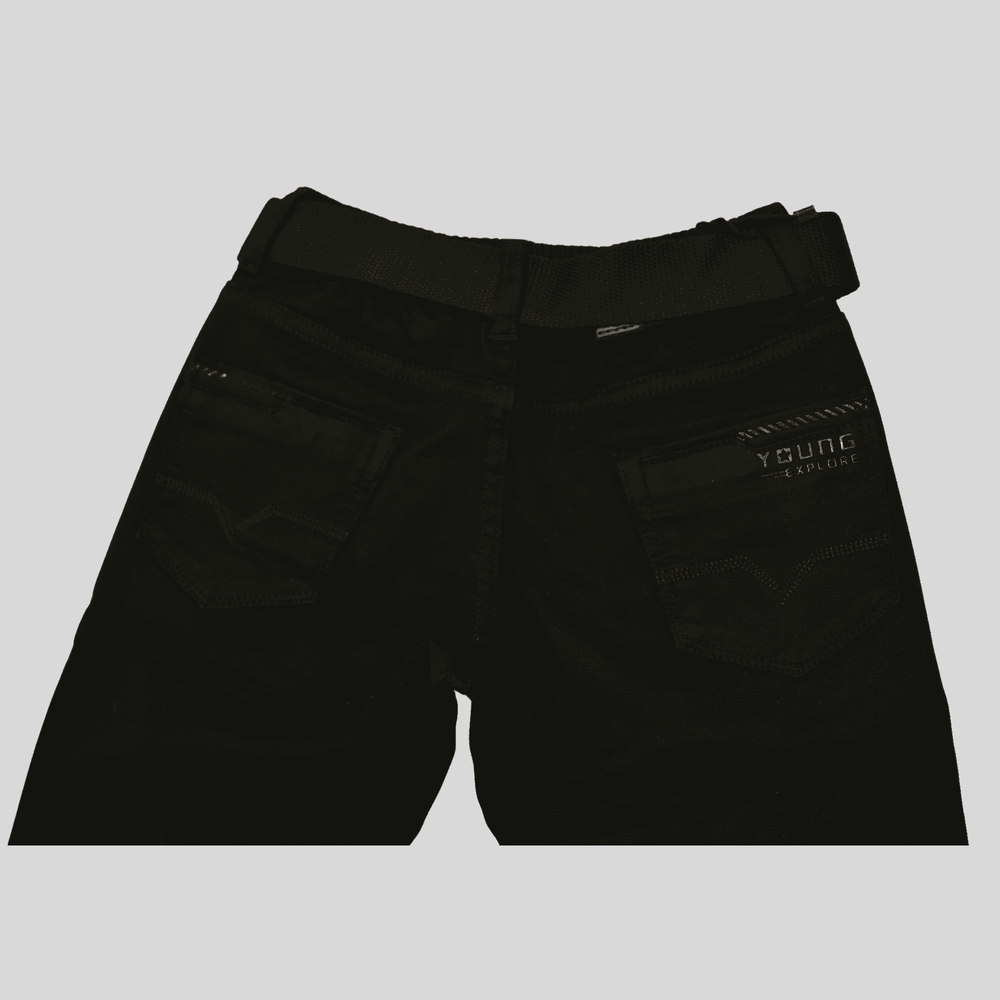 Boys Casual Stylish Regular Fit Pant for Boy - Black