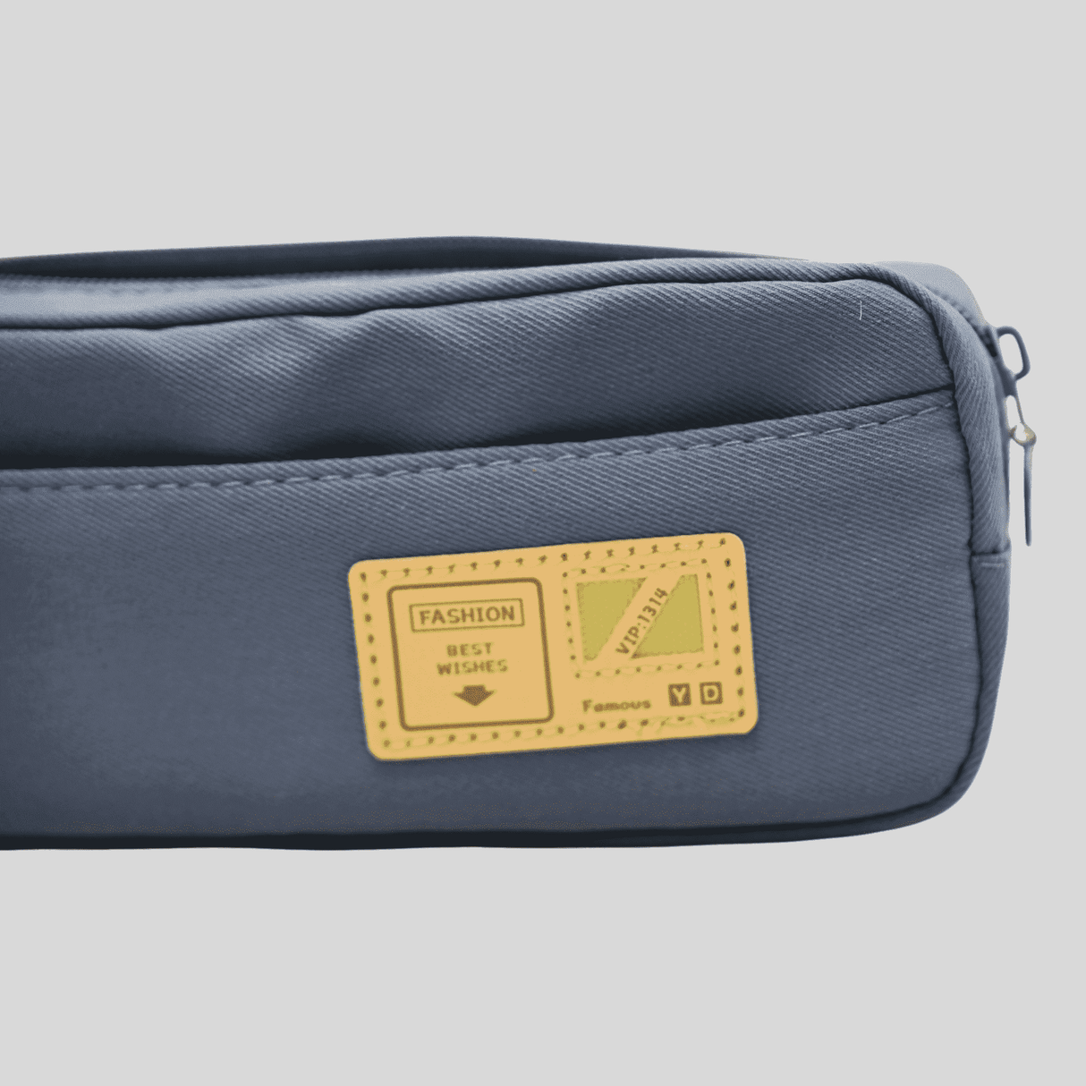 RS Pouch SINGLE ZIP Free Size - Navy Blue