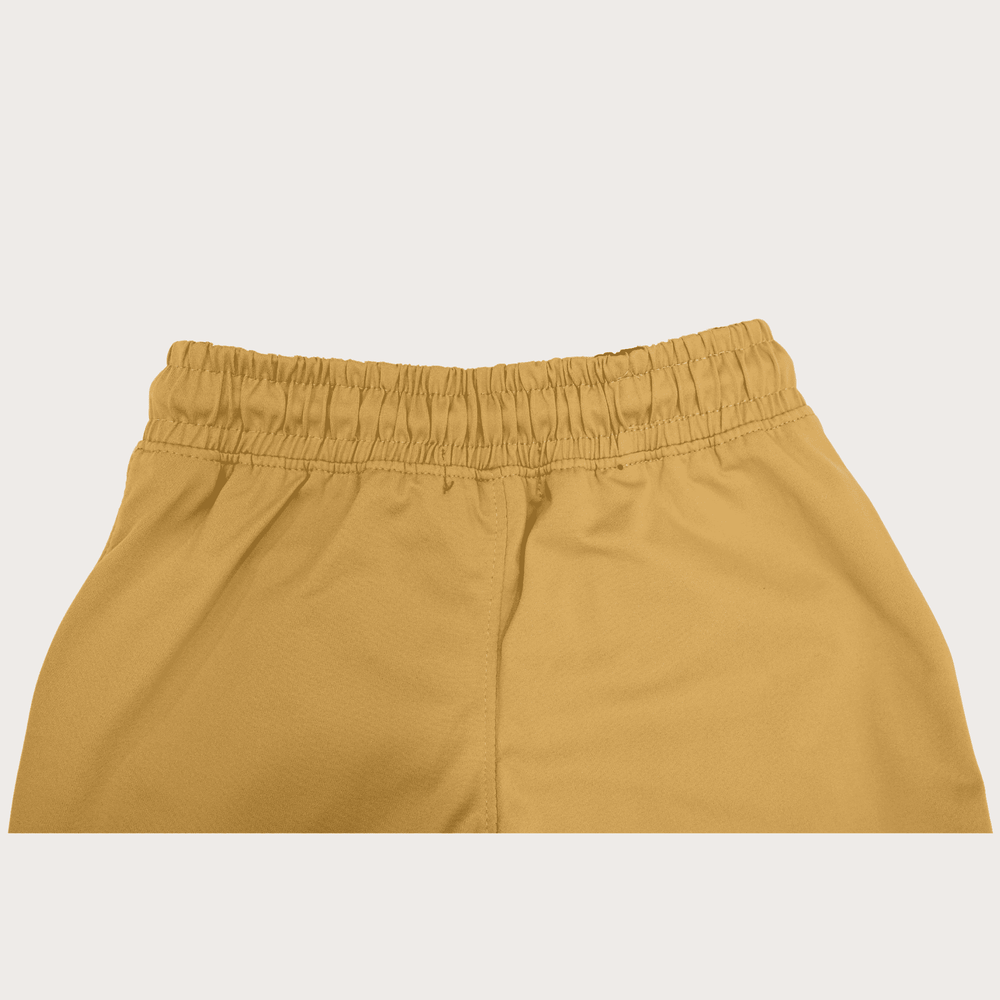 Boys Leisure Plain Rib Waist Track Pant With Rib - Cream