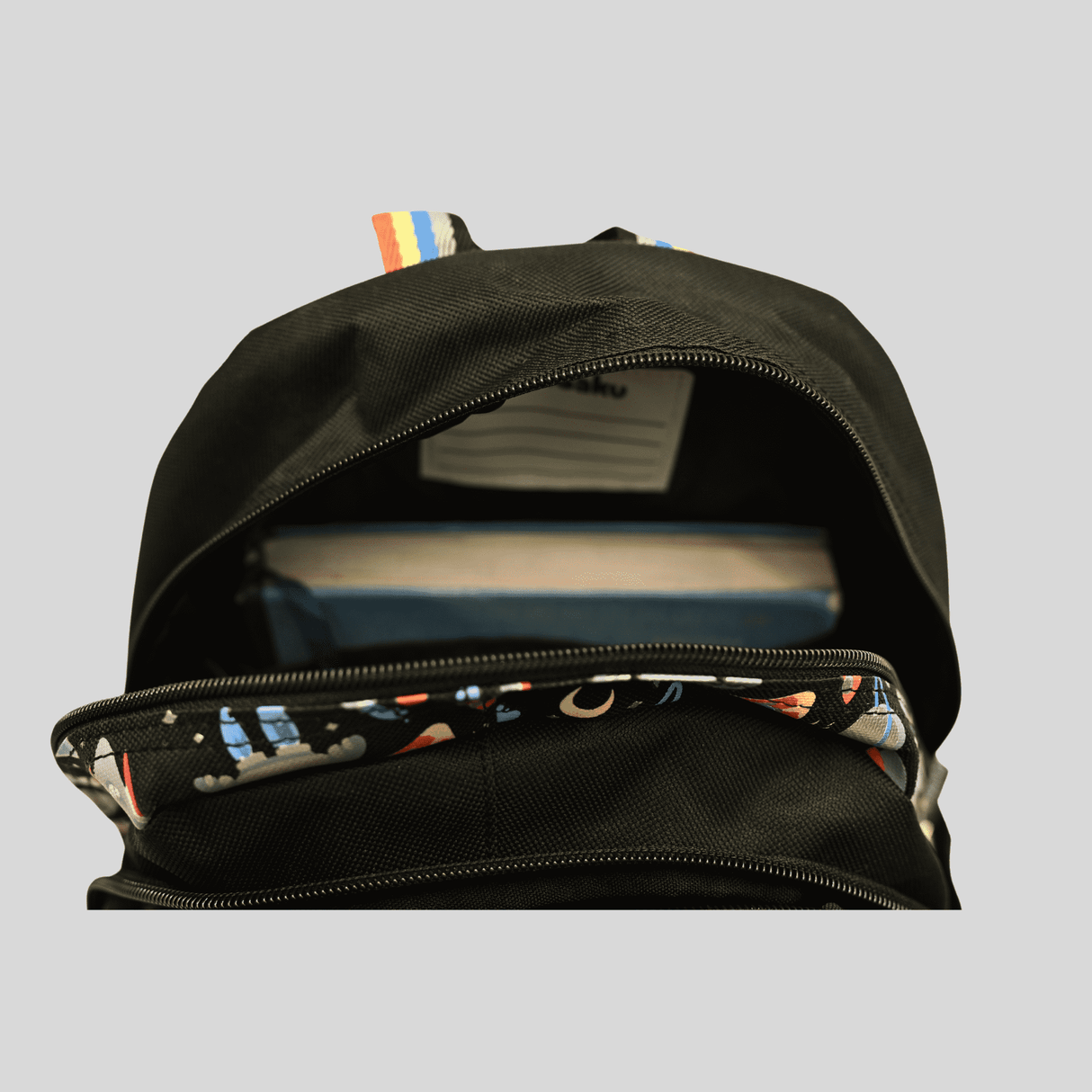 BT School Bag Back Pack For UNISEX - Silver.