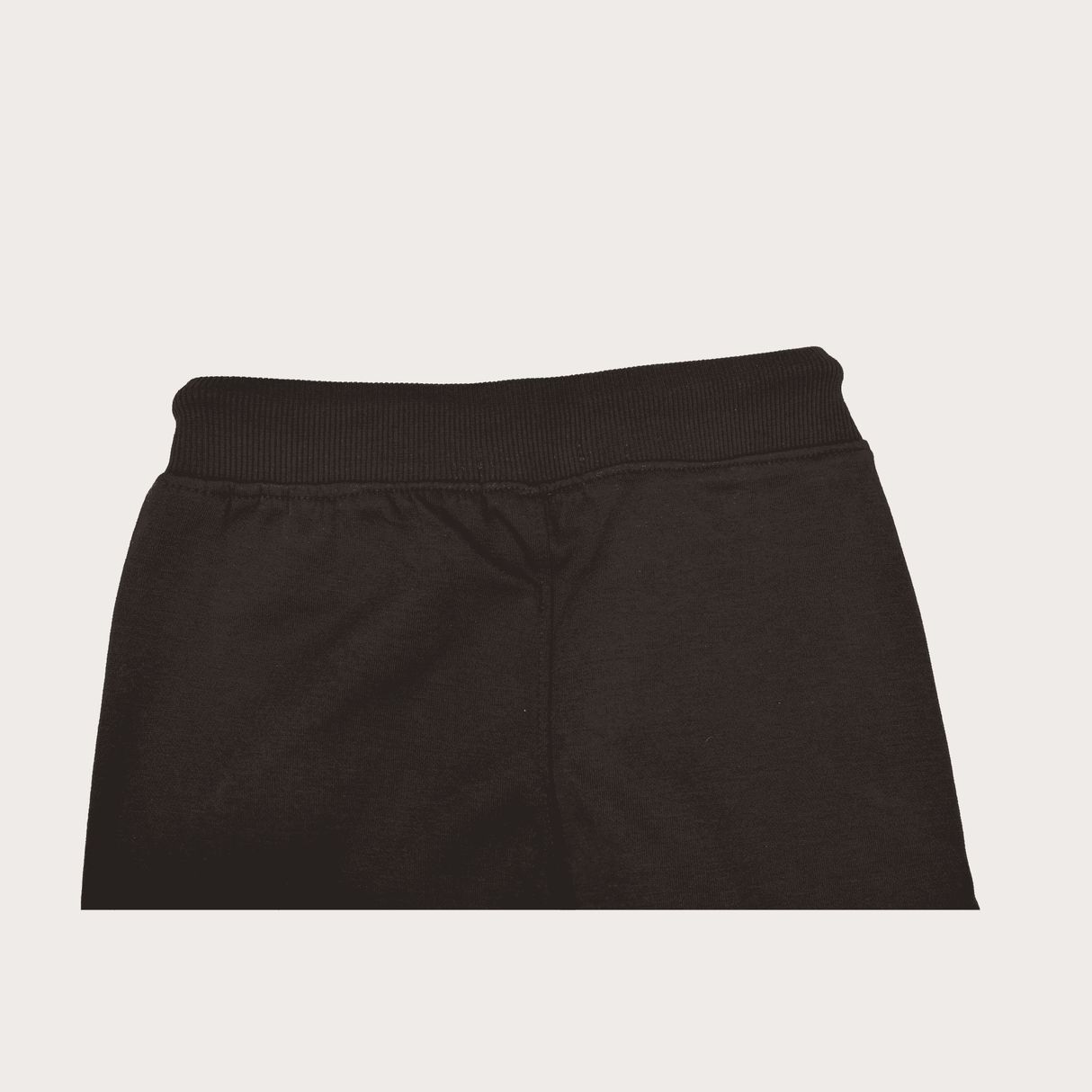 Boys Leisure Plain Elastic Waist Track Pant With Rib - Navy Blue