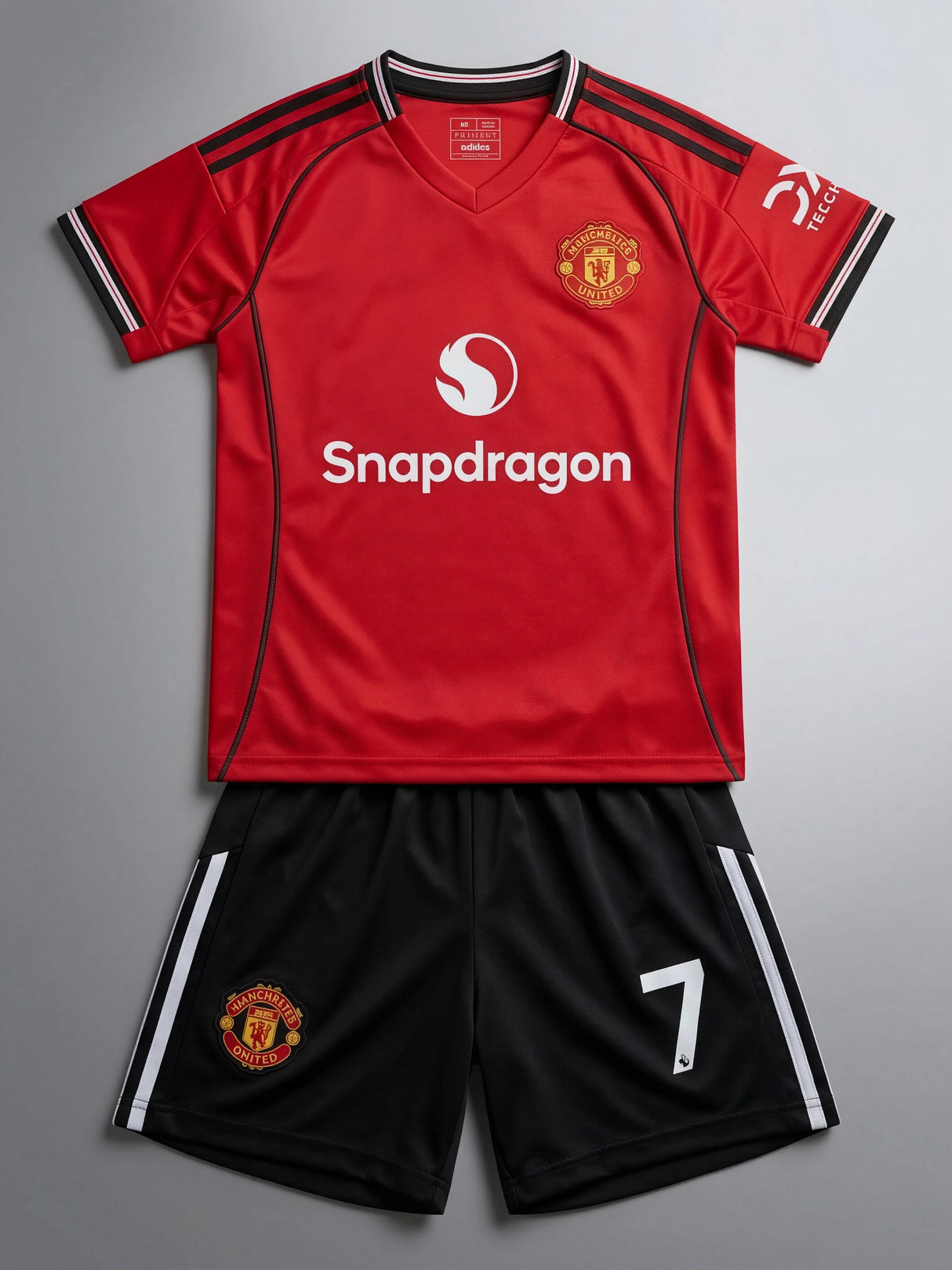 Boys' Red Football Jersey Kit - Premium Sports Coordinate Set