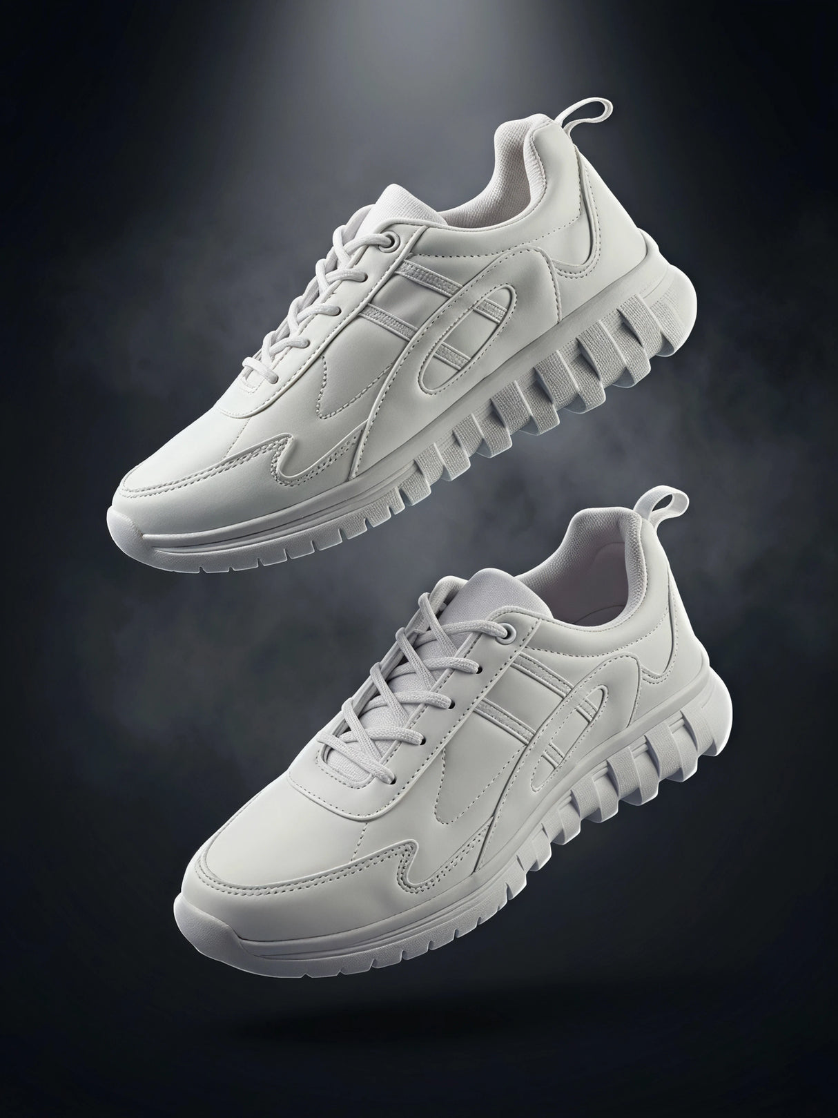 Liberty Force 10 White Lace School Shoes.