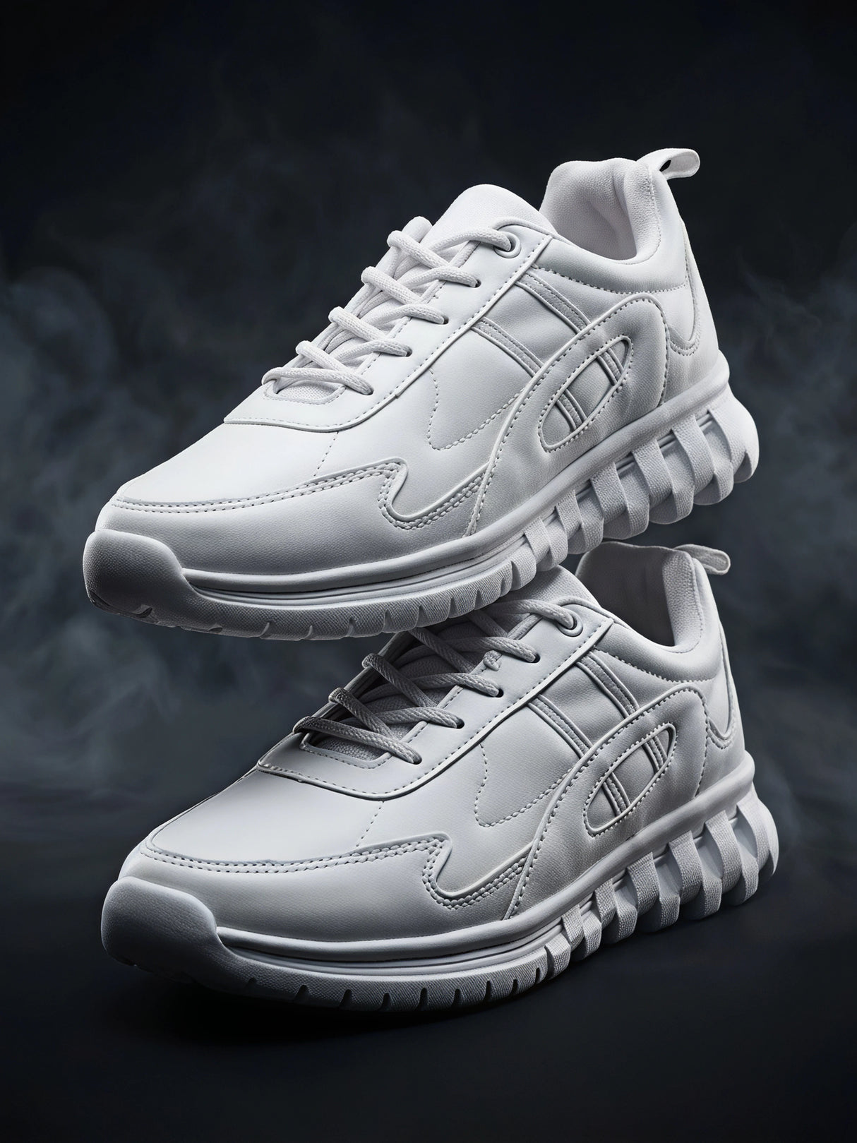 Liberty Force 10 White Lace School Shoes.