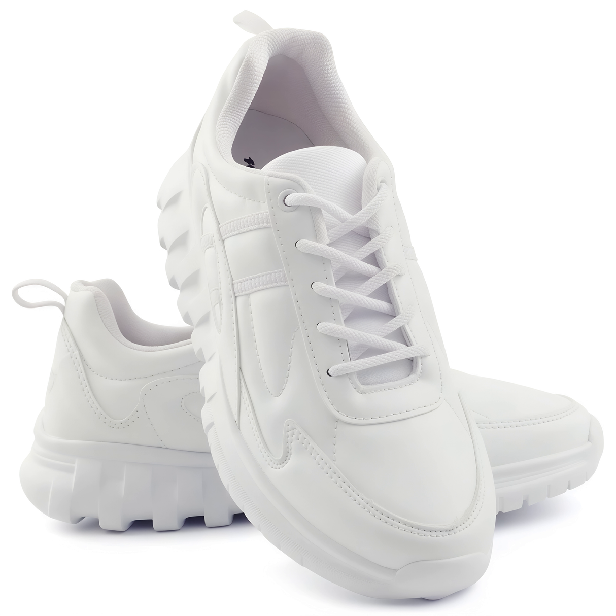 Liberty Force 10 White Lace School Shoes.