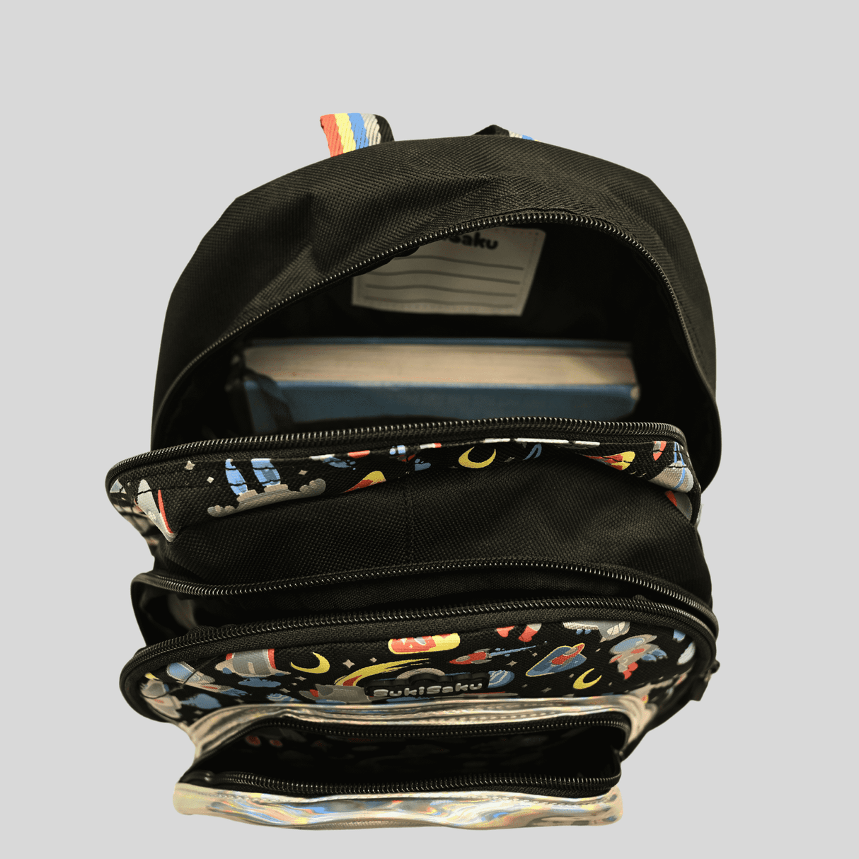 BT School Bag Back Pack For UNISEX - Silver.