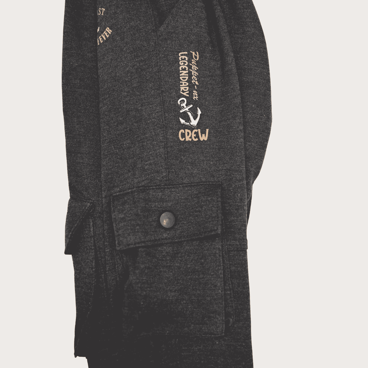 Boys Leisure Plain Elastic Waist Track Pant With Rib - Blue.