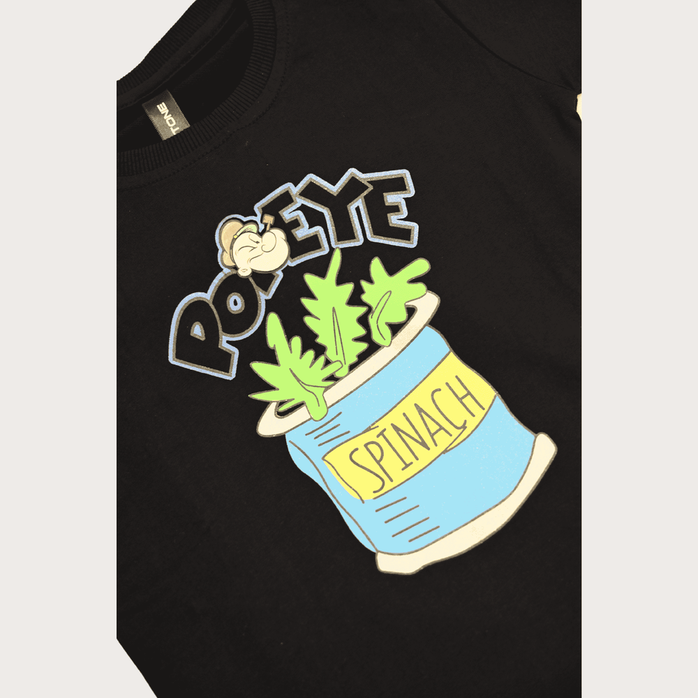 Boys Casual Coordinate Sets Printed Full Sleeves Track Pant Set - Navy Blue