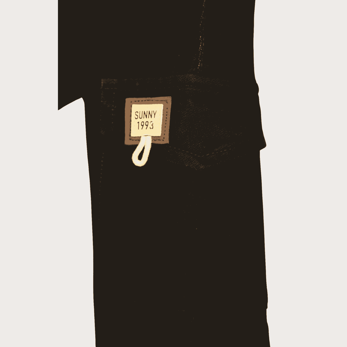 Boys Casual With Rib Jeans Joggers Full Elastic - Black