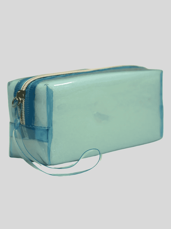 RS Pouch SINGLE ZIP Free Size - Blue.