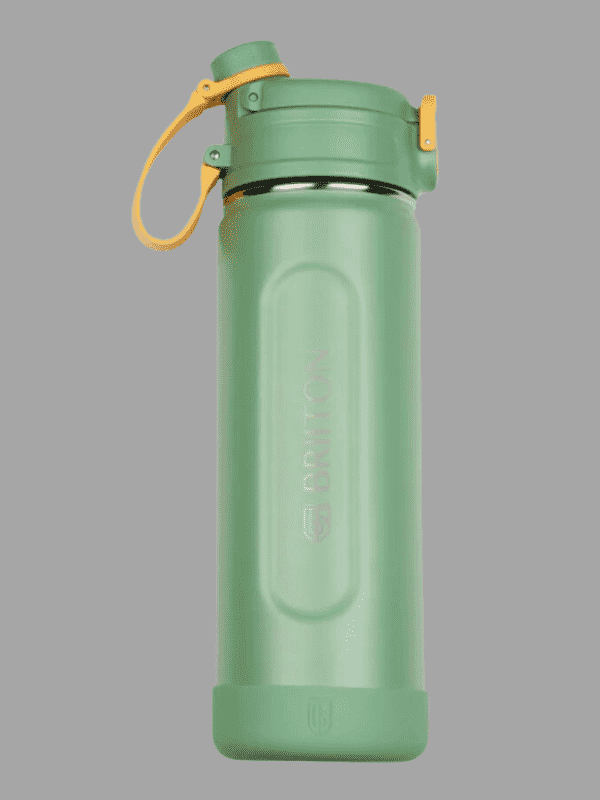 Briiton Water Bottle Universo Steel 1000 Ml Green For Unisex.