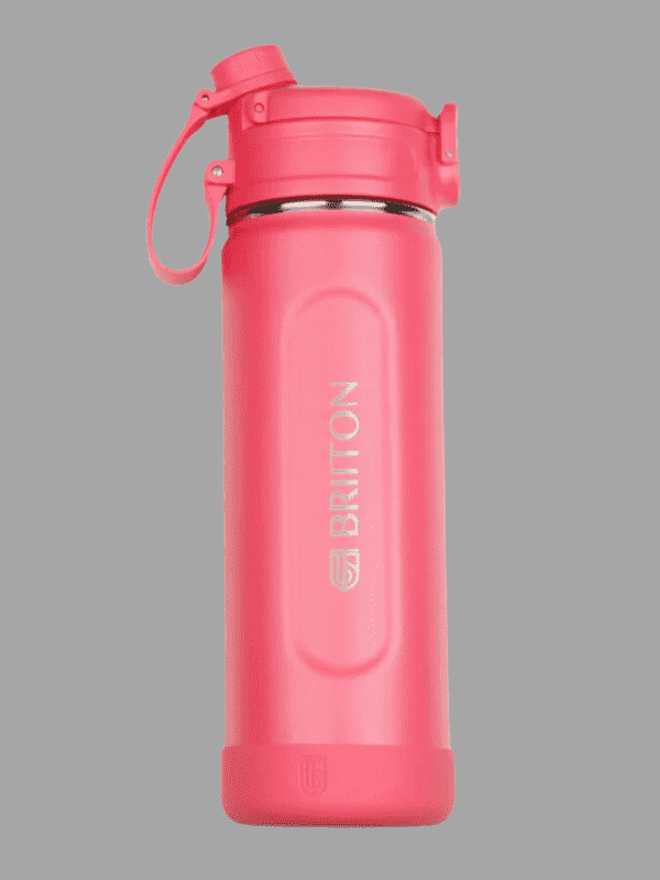 Briiton Water Bottle Universo Steel 1000 Ml Pink For Unisex.