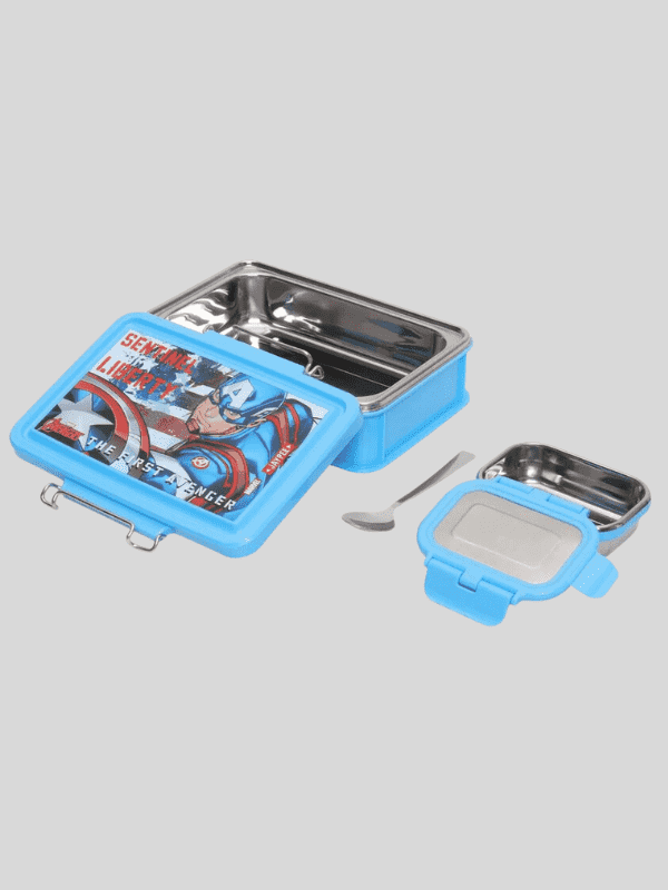Jaypee Lunch Box Steel Rocksteel 500 Ml Blue For Unisex
