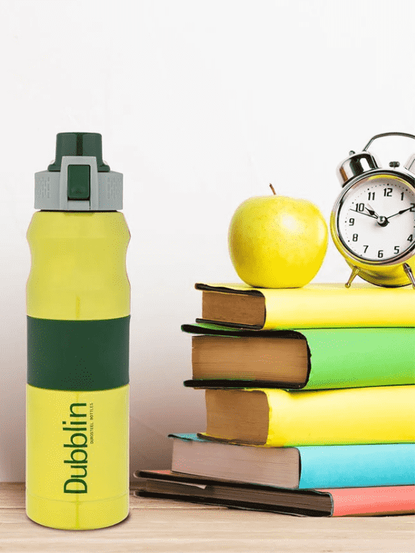 Dubblin Water Bottle Young Steel700 Ml Green For Unisex.