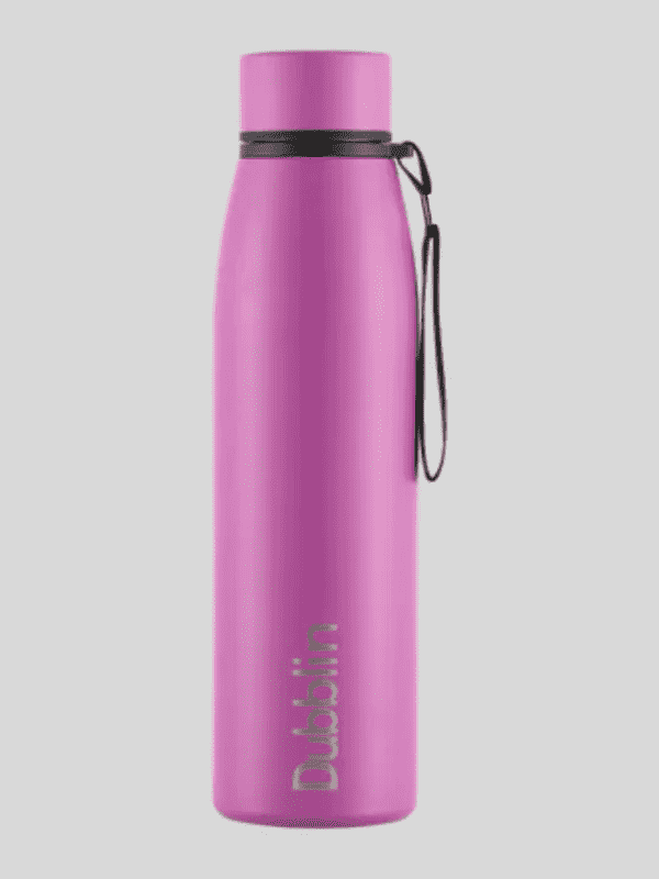 Dubblin Water Bottle Messi Steel950 Ml Purple For Unisex.