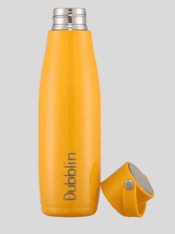 Dubblin Water Bottle Kiwi Steel 700 Ml Yellow For Unisex