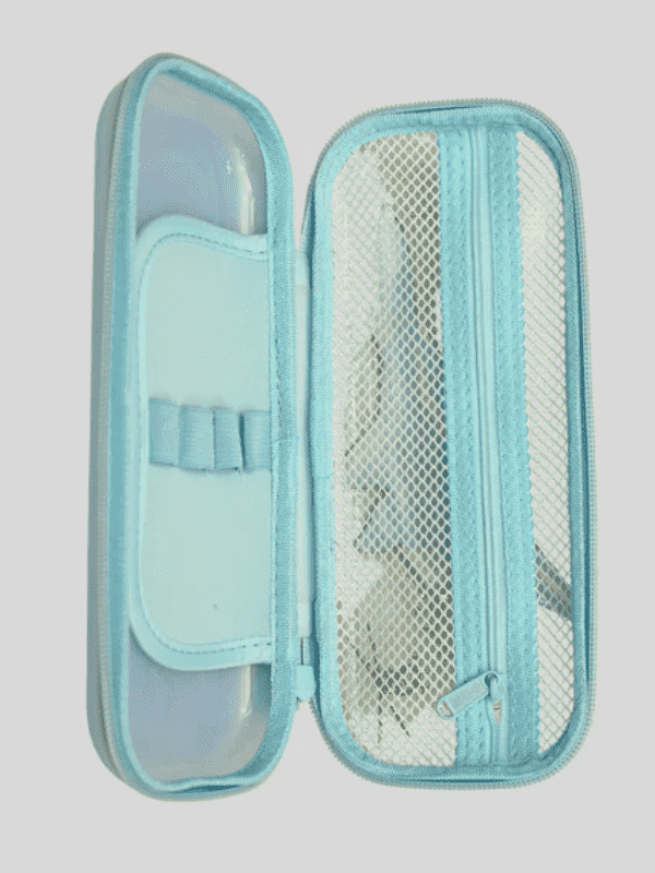 RS Pouch SINGLE ZIP Free Size - Blue.