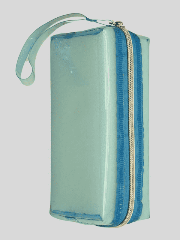 RS Pouch SINGLE ZIP Free Size - Blue.